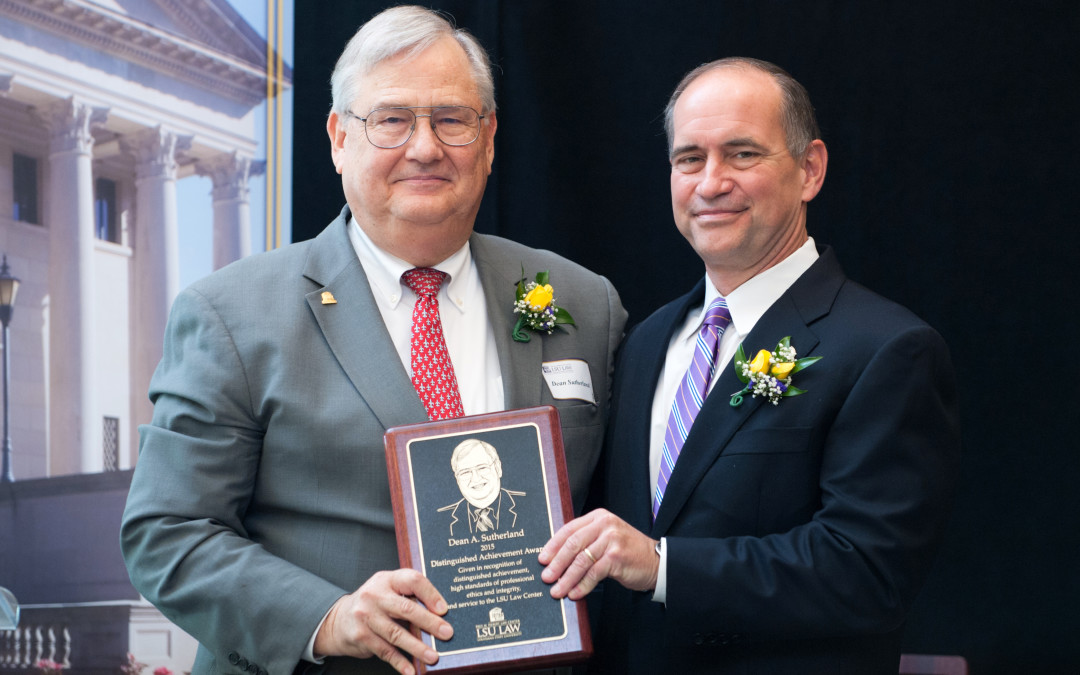 Dean Sutherland 2015 Distinguished Achievement