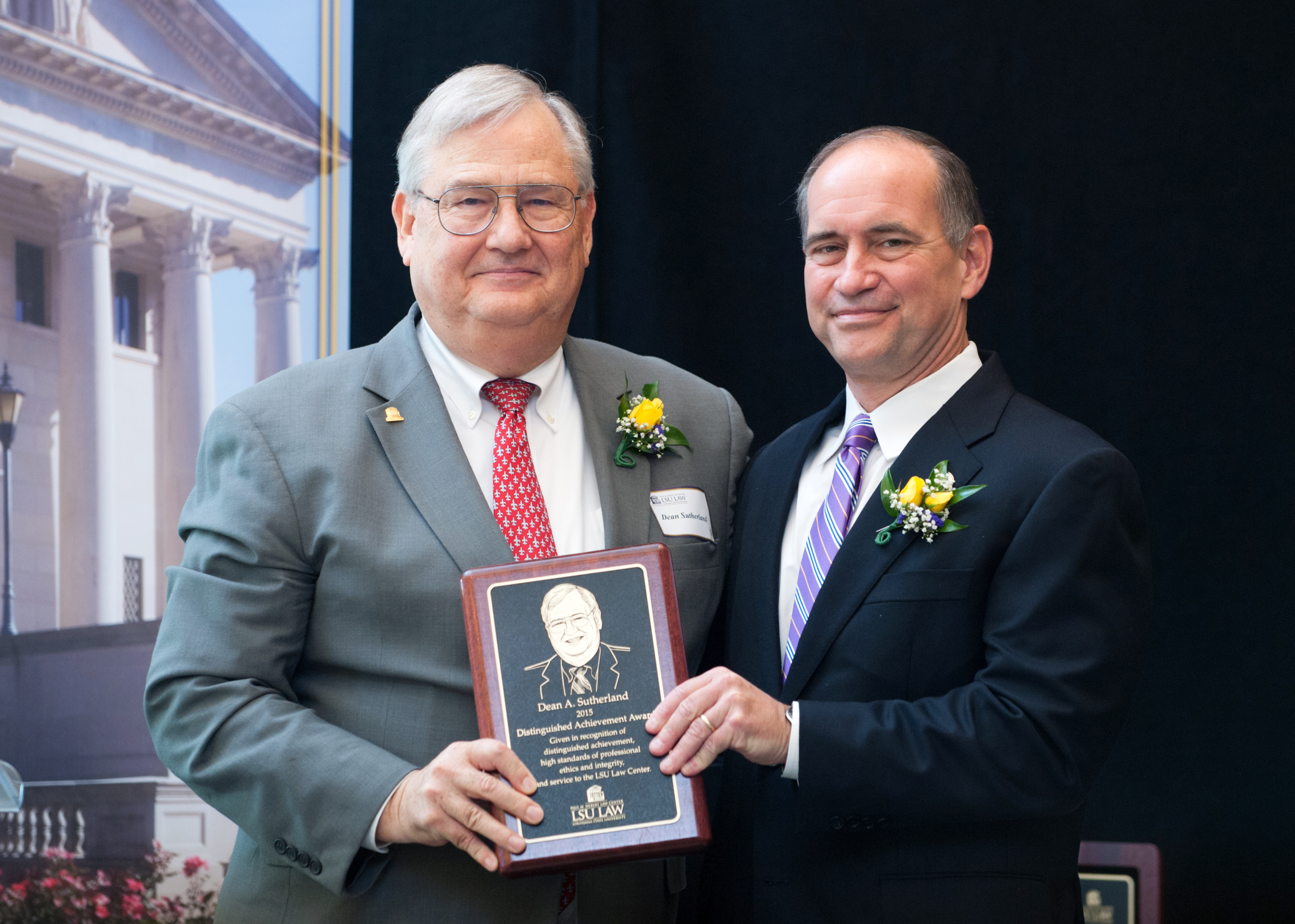 Dean Sutherland 2015 Distinguished Achievement